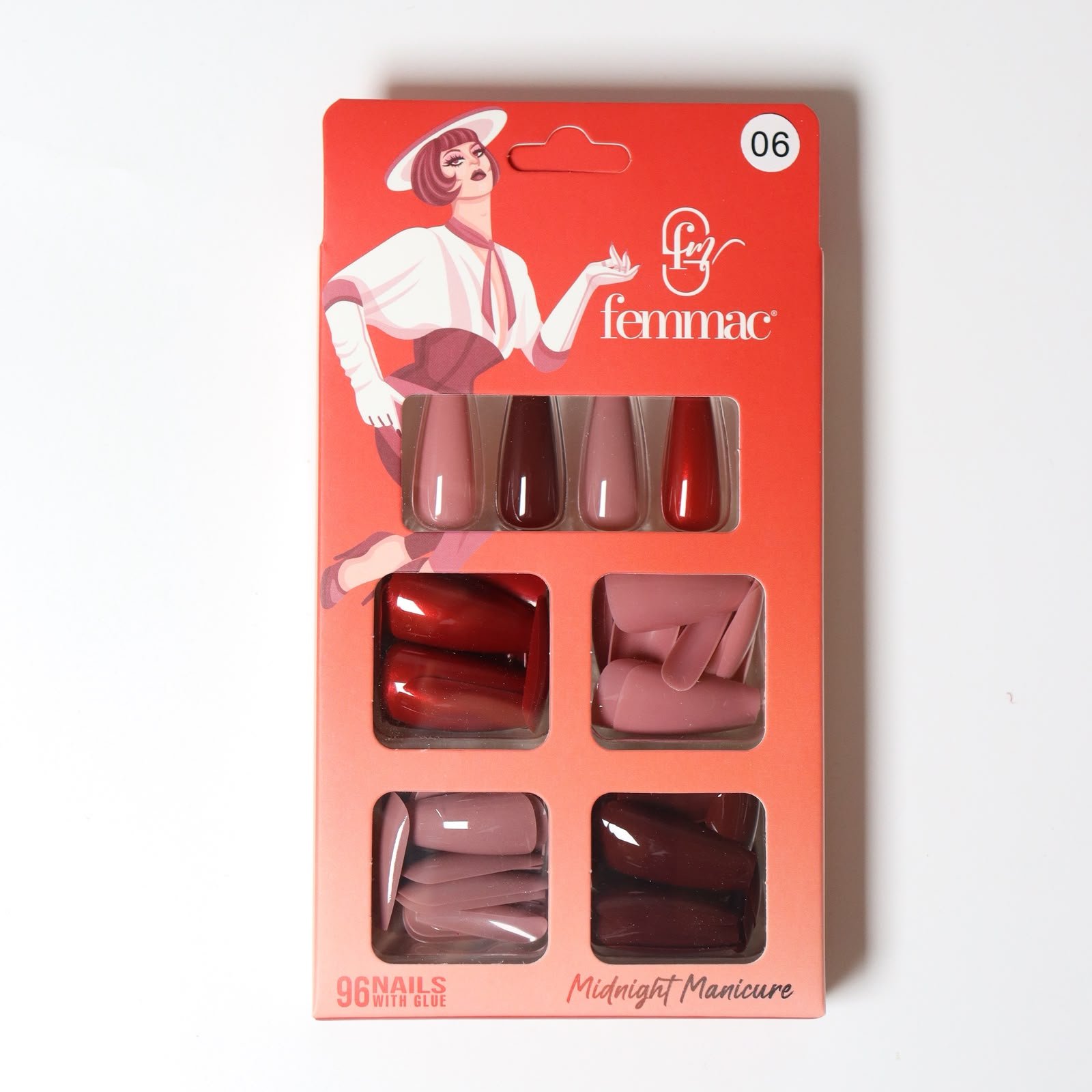 Femmac Midnight Manicure Press-On Nails - Shade 06